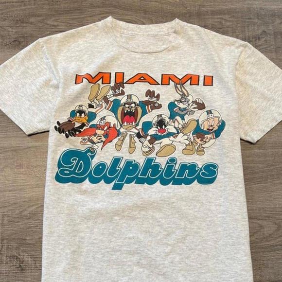Gildan Other - Retro Nfl Miami Dolphins Looney Tunes Shirt